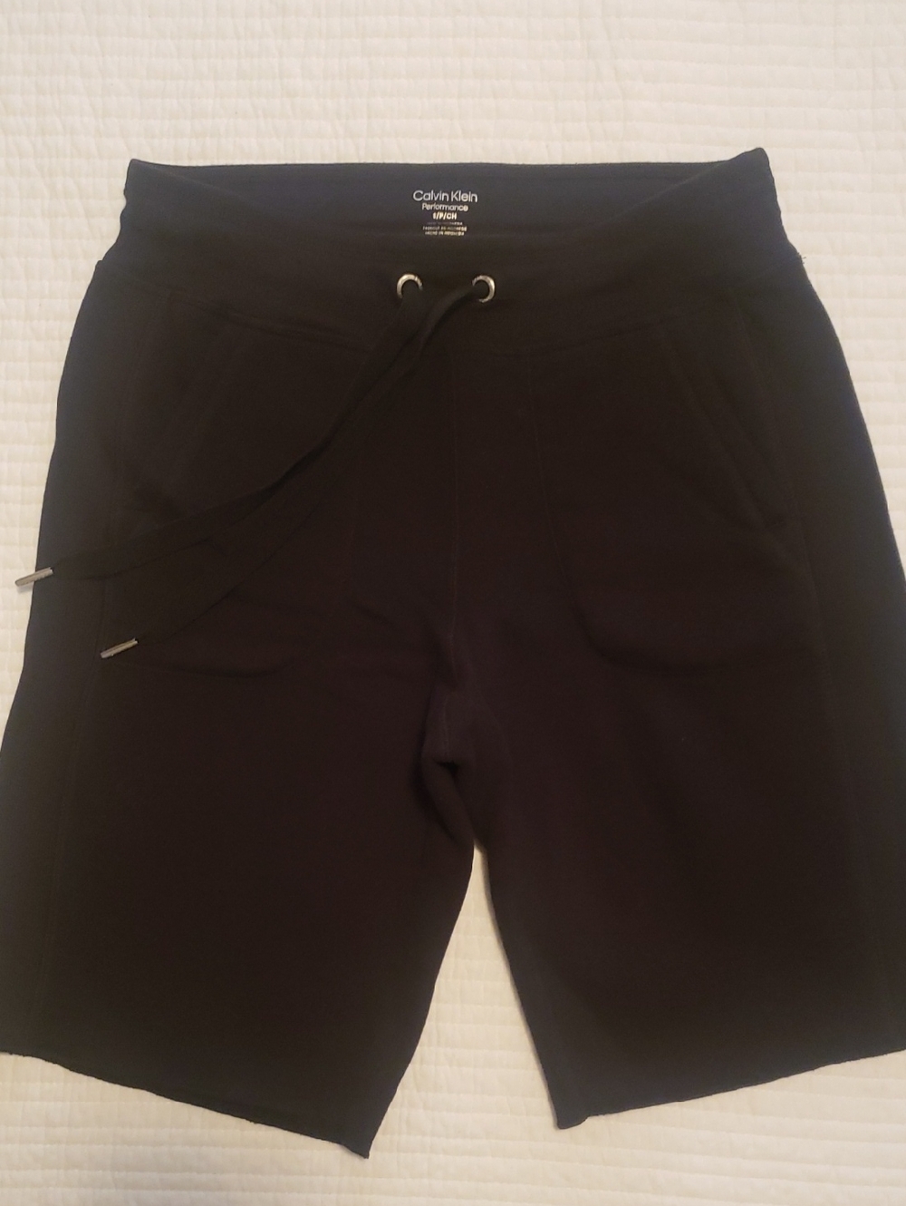 Calvin Klein Black Women's Drawstring Lounge Shorts